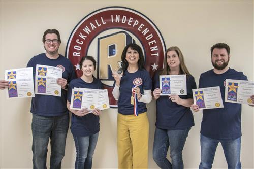 Rockwall ISD Communications Department Shines at TSPRA Conference 